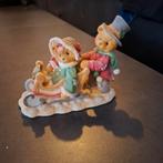 Cherished Teddies Lindsey & Lyndon Winter Wonderland, Ophalen of Verzenden, Gebruikt, Beeldje, Cherished Teddies