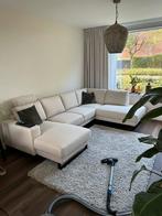 U bank 310x200 beige stof, Ophalen, Zo goed als nieuw, Stof