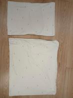 Ikea peuter dekbedovertrek + kussensloop maantjes, Gebruikt, Jongetje of Meisje, Wit, Dekbedovertrek