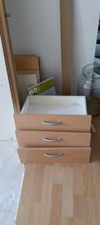 hang leg kast met 3 laden, Huis en Inrichting, Ophalen, Gebruikt, 65 cm of meer, 70 cm of meer
