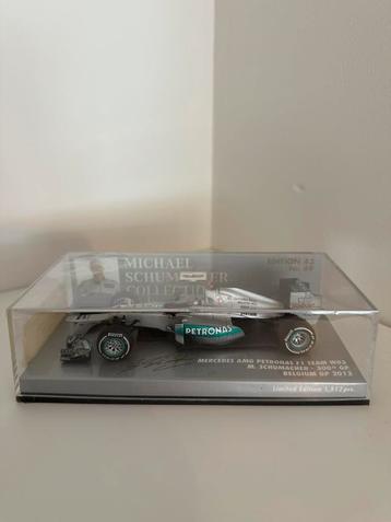Minichamps 1:43 Mercedes W03 Michael Schumacher 300th GP beschikbaar voor biedingen