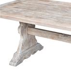 Eetkamertafel Dinertafel Whitewash Grote Houten Tafel Wit, Info@dehanzeherten.nl, Vijf personen of meer, De Hanze Herten, Rechthoekig