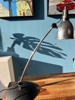 Robuuste bureaulamp chroom, Huis en Inrichting, Lampen | Tafellampen, Ophalen, Zo goed als nieuw, Metaal, 50 tot 75 cm