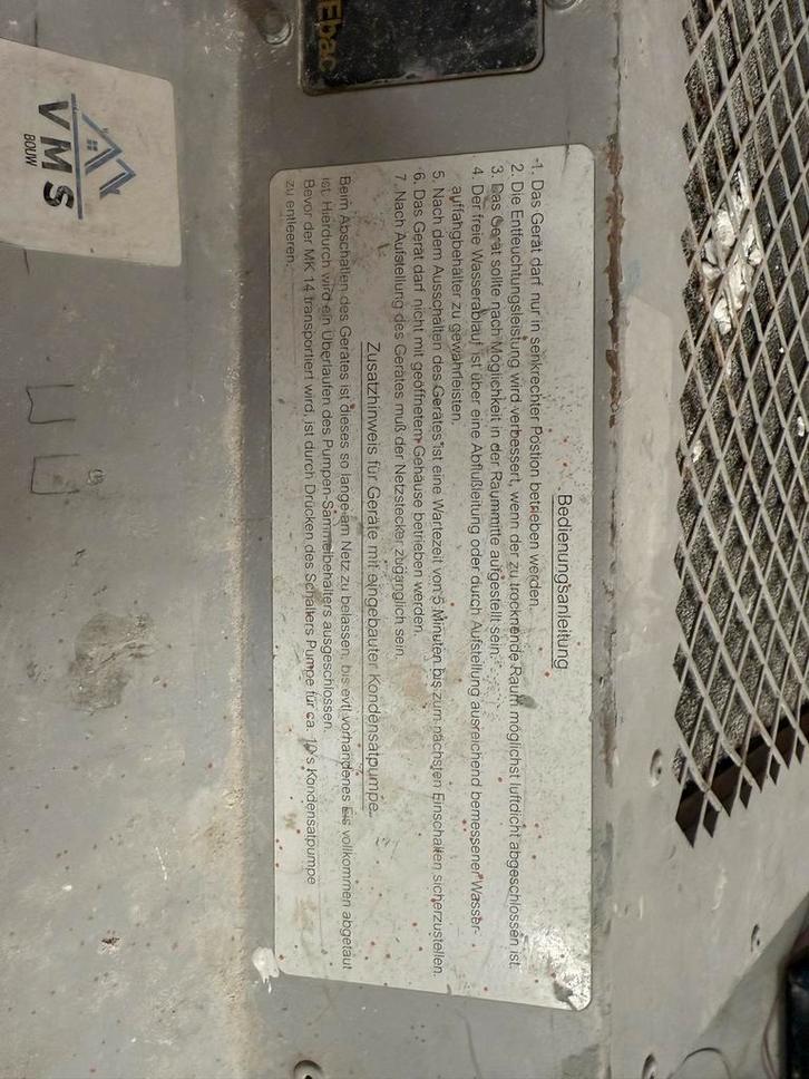 Industriële bouwdroger- Gebruikt, Doe-het-zelf en Verbouw, Gereedschap | Handgereedschap, Gebruikt, Ophalen of Verzenden