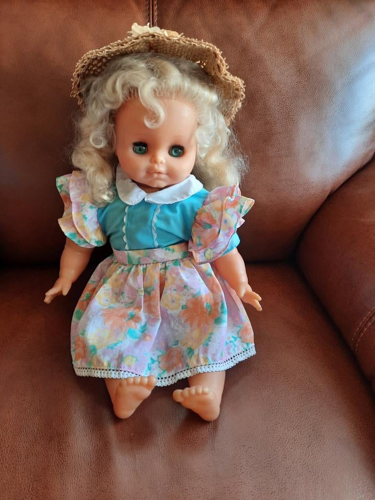 Vintage Pop met Hoedje, Gebruikt, Overige typen, Onbekend, Ophalen of Verzenden