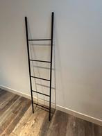 Zwarte decoratieve ladder - 160cm hoog, Huis en Inrichting, Ophalen, Nieuw, Zwart, Handdoekenrek