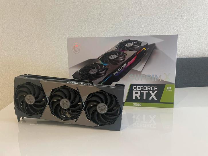 MSI Suprim X RTX 3090, Computers en Software, Videokaarten, Zo goed als nieuw, Nvidia, PCI-Express 4.0, GDDR6, HDMI, DisplayPort