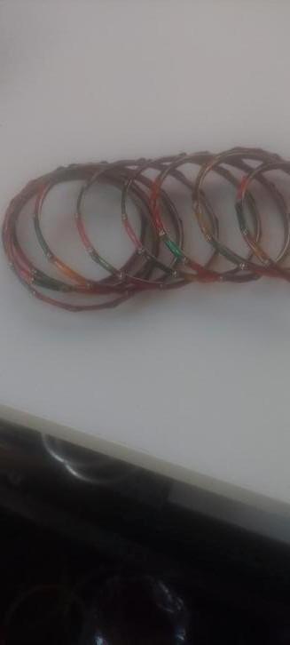 Set van 10 indiase hippy armbanden  beschikbaar voor biedingen