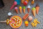 Voedsel kinderkeuken ijs pizza patat Hamburger maken ijsjes, Ophalen of Verzenden, Gebruikt, Speelkeuken-accessoire