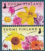 FINLAND serie Tuinbloemen 2021, Verzenden, Finland, Gestempeld