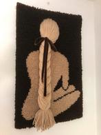 Jaren 70 vintage wandkleed “meisje met de staart”, Ophalen
