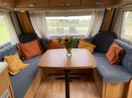 Knaus Sudwind 580 met 1 jaar oude Isabella Air Cirrus North, Schokbreker, Rondzit, Particulier, 5 tot 6 meter
