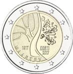 2 euro UNC Estland 2017 - De weg naar onafhankelijkheid, Ophalen of Verzenden, Estland, 2 euro, Losse munt
