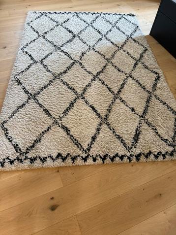 Varamin Vloerkleed Crème/Zwart 35 mm 240x290 cm beschikbaar voor biedingen