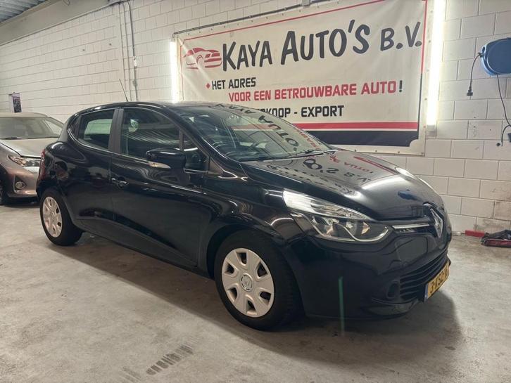 Renault Clio 0.9 TCE 66KW 5-DRS 2013 Zwart, Auto's, Renault, Bedrijf, Clio, ABS, Achteruitrijcamera, Adaptive Cruise Control, Airbags