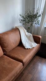 Gratis!! Mooie Bruine Bank - Comfortabel & Stijlvol!, Huis en Inrichting, Banken | Bankstellen, Ophalen, Overige materialen, Gebruikt