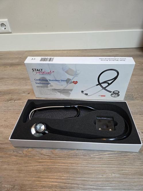 STALT Medical Cardiology Stethoscoop - RVS - Hoge Kwaliteit, Diversen, Verpleegmiddelen, Zo goed als nieuw, Ophalen