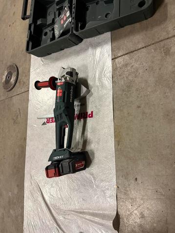 Metabo Accu Haakse Slijper - Zo Goed Als Nieuw! beschikbaar voor biedingen