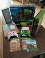 Xbox one S Minecraft edition (CIB) + PIG controller., Met 2 controllers, Xbox One S, Ophalen of Verzenden, Zo goed als nieuw