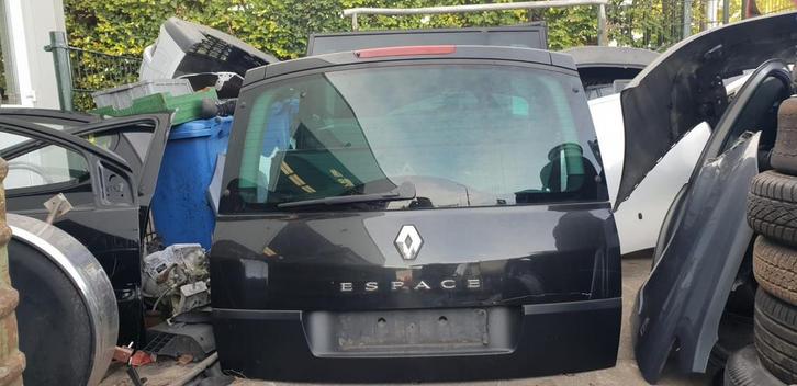 RENAULT ESPACE ACHTERKLEP BJ 2004 TOT 2008, Auto-onderdelen, Carrosserie en Plaatwerk, Achterklep, Achter, Gebruikt, Ophalen of Verzenden