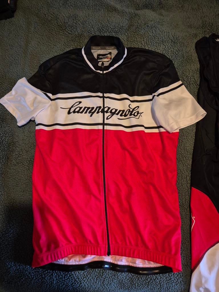 Campagnolo Fiets Shirt & Broek met Zeem, Fietsen en Brommers, Fietsaccessoires | Fietskleding, Gebruikt, Heren, Bovenkleding, M