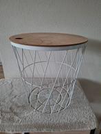 Draadmand / bijzettafel, Huis en Inrichting, Tafels | Bijzettafels, Ophalen, Minder dan 45 cm, Minder dan 55 cm, Gebruikt