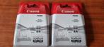 2x2 Canon BK Cartridges - Nieuw!, Ophalen of Verzenden, Nieuw, Cartridge, Canon