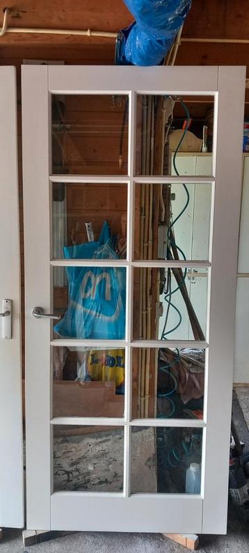 Opdek binnendeur *massief merbau* rechtsdraaiend 93 x 210,5 beschikbaar voor biedingen