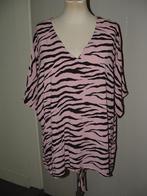 Miss E collection zwart-roze top maat 46, Zwart, Maat 46/48 (XL) of groter, Ophalen of Verzenden, Zo goed als nieuw