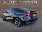 Audi A3 Limousine 30 TFSI ECC LMV SPORTSTOELEN NAVI LED, 65 €/maand, Stof, Gebruikt, Zwart