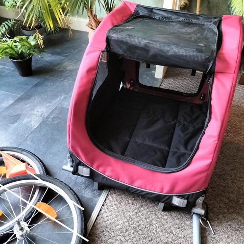 Hondenkar voor achter de fiets - Zo goed als nieuw, Fietsen en Brommers, Fietsaccessoires | Aanhangers en Karren, Zo goed als nieuw