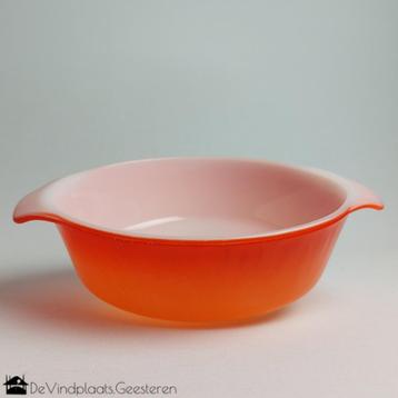 Melkglas ovenschaal Anchorhocking U.S.A. - Jaren 60 beschikbaar voor biedingen