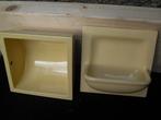Ouderwets Zeepbakje / Toiletrol houder, Ophalen of Verzenden, Nieuw, Steen, Toilet