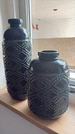 Vazen, Huis en Inrichting, Woonaccessoires | Vazen, Ophalen, Blauw, Minder dan 50 cm, Glas