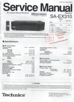 Technics, sa-ex310 originele service manual, Ophalen of Verzenden, Zo goed als nieuw