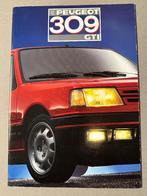 Folder Peugeot 309 GTI. Nettetal, Ophalen of Verzenden, Zo goed als nieuw, Peugeot