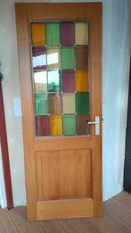 Glas-in-lood deur, Glas, 80 tot 100 cm, Gebruikt, Ophalen