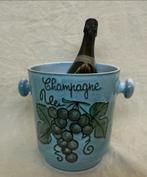 Aardewerken Champagnekoeler Bourgogne - Blauw, Ophalen of Verzenden