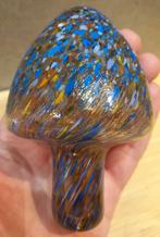 Glaskunst glazen paddestoel mushroom, Antiek en Kunst, Kunst | Designobjecten, Ophalen of Verzenden