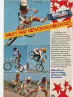 Retro reclame 1982 Milky way chocolade crossfiets nieuws, Verzamelen, Retro, Verzenden, Overige typen