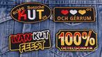 Oeteldonk EMBLEMEN per stuk 3.33 verzenden kan ook!!, Ophalen of Verzenden, Nieuw, Maat 46/48 (XL) of groter, Carnaval