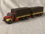 VOLVO N10 vrachtwagen met aanhanger met huif, Ophalen of Verzenden, Zo goed als nieuw, Bus of Vrachtwagen, SIKU