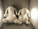 difrax konijn 20 cm wit met blauwe geborduurde neus/mond/, Kinderen en Baby's, Speelgoed | Knuffels en Pluche, Konijn, Ophalen of Verzenden