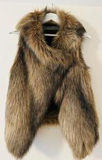 Trend Alert! Zara bontvest, Made in Spanje., Kleding | Dames, Bodywarmers, Bruin, Zara, Ophalen of Verzenden, Zo goed als nieuw
