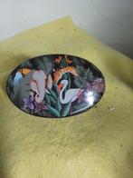 14732) mooi ovaal  jungle blik met dieren, Ophalen of Verzenden, Zo goed als nieuw, Overige