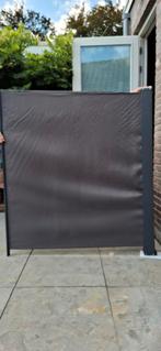 Uittrekbaar windscherm 300 b x 140 h antraciet, Tuin en Terras, Tuinschermen, Ophalen, Staal, 100 tot 150 cm, Nieuw