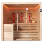 Combi Sauna | Hemlock | 180x160 | Zonder saunakachel, ., Ophalen of Verzenden, ., Infrarood