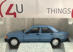 Norev 1:18 Mercedes-Benz 190E W201 1982-1988 blauw metallic, Hobby en Vrije tijd, Modelauto's | 1:18, Ophalen of Verzenden, Nieuw