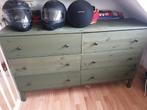Ikea Hemnes / koppang groene ladekast met 6 lades, Huis en Inrichting, Kasten | Ladekasten, Ophalen, Gebruikt, 100 tot 150 cm