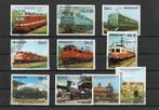 Trein postzegels Paraguay 1980 3358/2367, Postzegels en Munten, Postzegels | Thematische zegels, Ophalen of Verzenden, Gestempeld